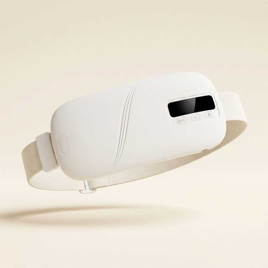 Ceinture chauffante Wellvéa blanc crème