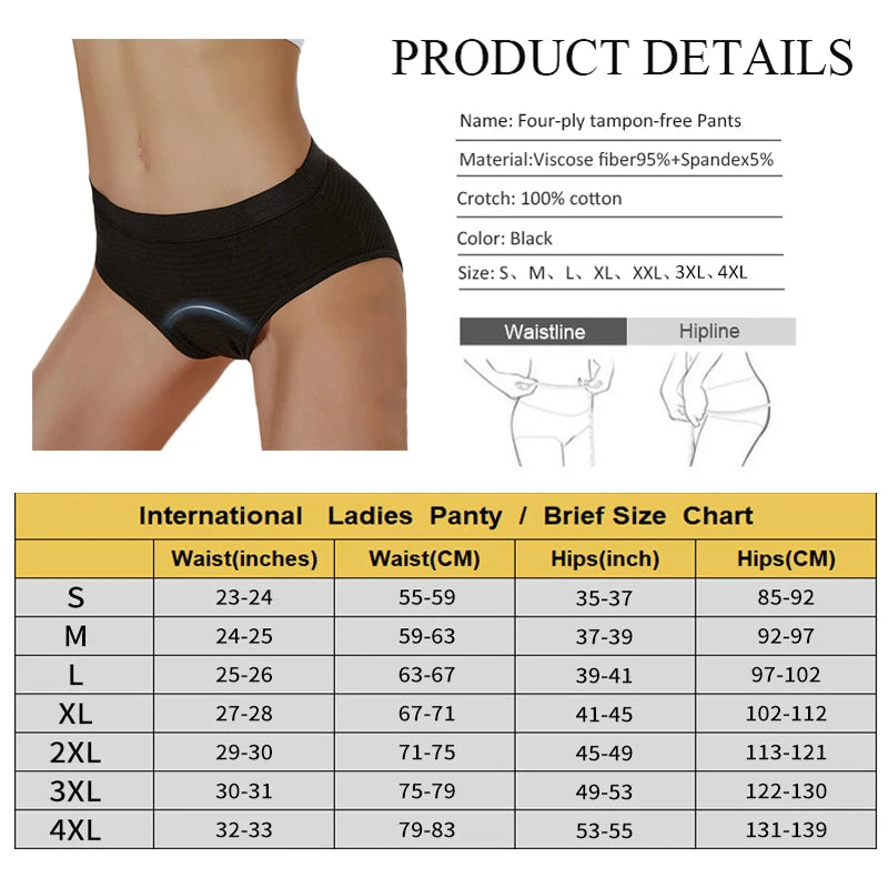 Culotte Menstruelle Absorbante – Pack x3